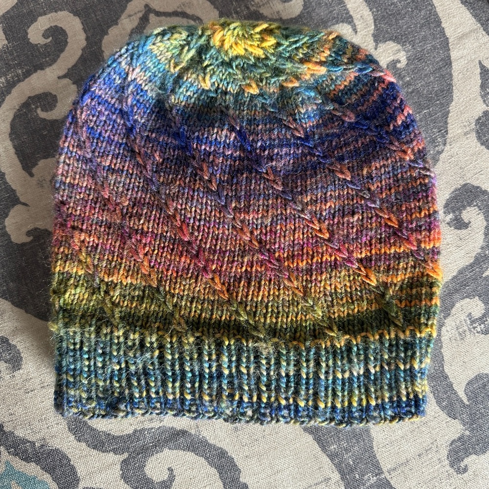 Multicolor Knit Beanie